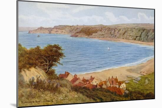 Runswick Bay, Looking S-Alfred Robert Quinton-Mounted Giclee Print