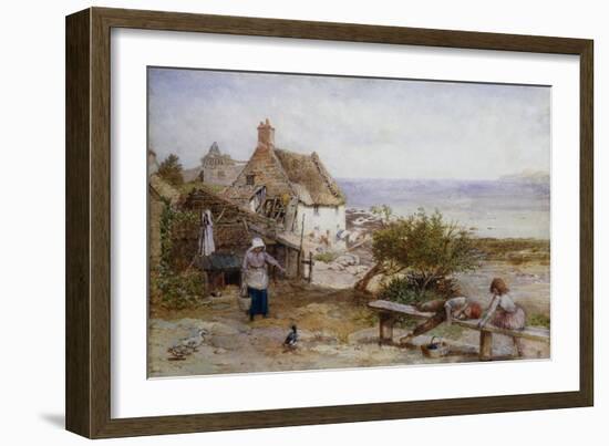 Runswick Bay, Yorkshire-Myles Birket Foster-Framed Giclee Print
