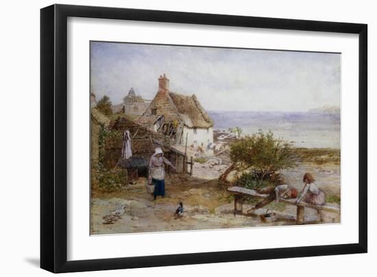 Runswick Bay, Yorkshire-Myles Birket Foster-Framed Giclee Print