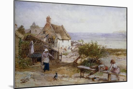 Runswick Bay, Yorkshire-Myles Birket Foster-Mounted Giclee Print