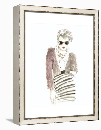 Runway Fashion I-Laurencon-Framed Stretched Canvas