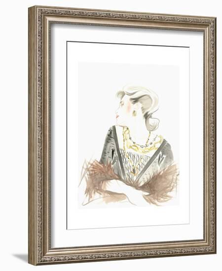 Runway Fashion IV-Laurencon-Framed Art Print