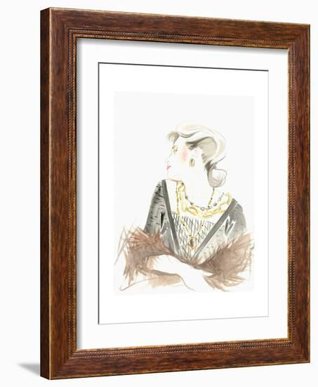 Runway Fashion IV-Laurencon-Framed Art Print