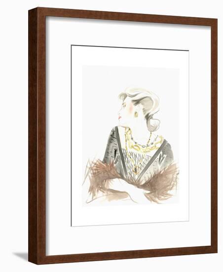 Runway Fashion IV-Laurencon-Framed Art Print