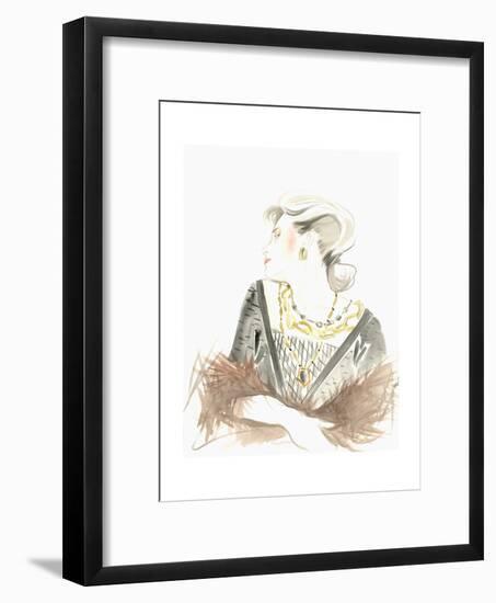 Runway Fashion IV-Laurencon-Framed Art Print