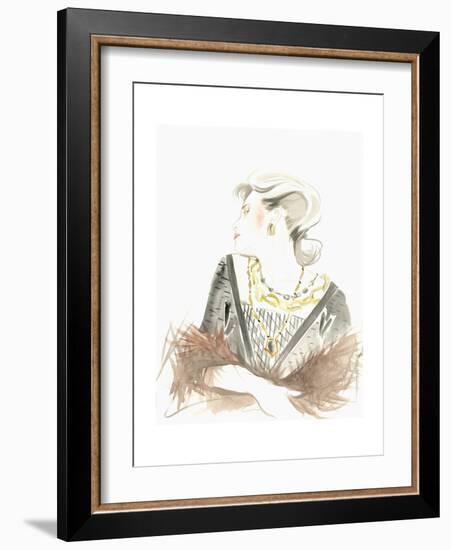 Runway Fashion IV-Laurencon-Framed Art Print