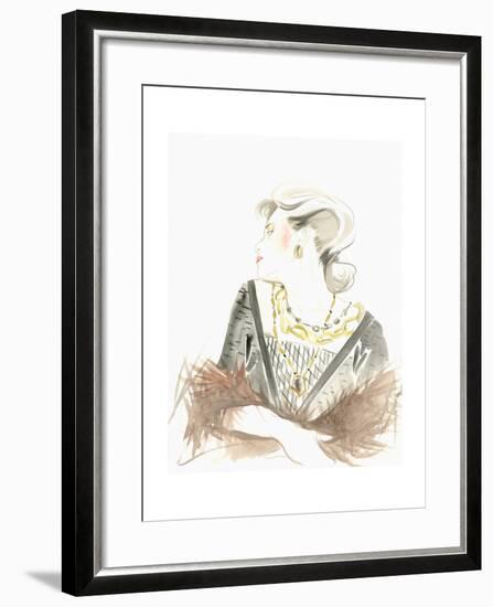 Runway Fashion IV-Laurencon-Framed Art Print