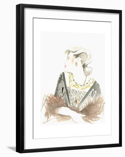 Runway Fashion IV-Laurencon-Framed Art Print