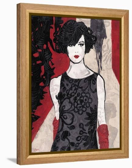 Runway Girl-Melissa Pluch-Framed Stretched Canvas