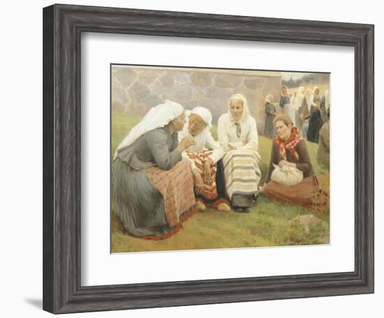 Ruokokoski Women, Finland 19th Century-Albert Edelfelt-Framed Giclee Print