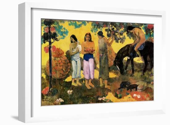 Rupe Rupe (Fruit Gathering), 1899-Paul Gauguin-Framed Giclee Print