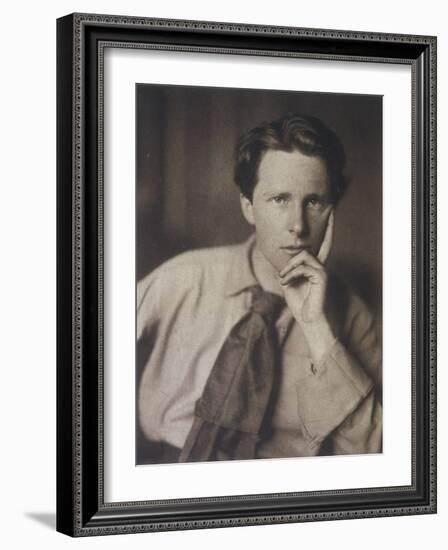 Rupert Brooke English Writer, in 1913-null-Framed Photographic Print