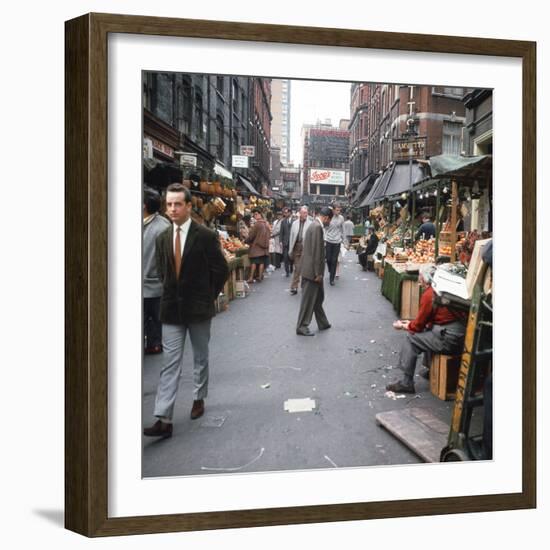 Rupert Street in Soho, London 1966-Malcolm MacNeill-Framed Photographic Print