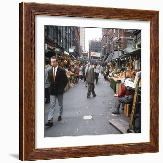 Rupert Street in Soho, London 1966-Malcolm MacNeill-Framed Photographic Print