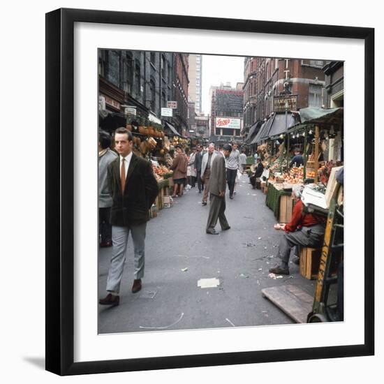 Rupert Street in Soho, London 1966-Malcolm MacNeill-Framed Photographic Print