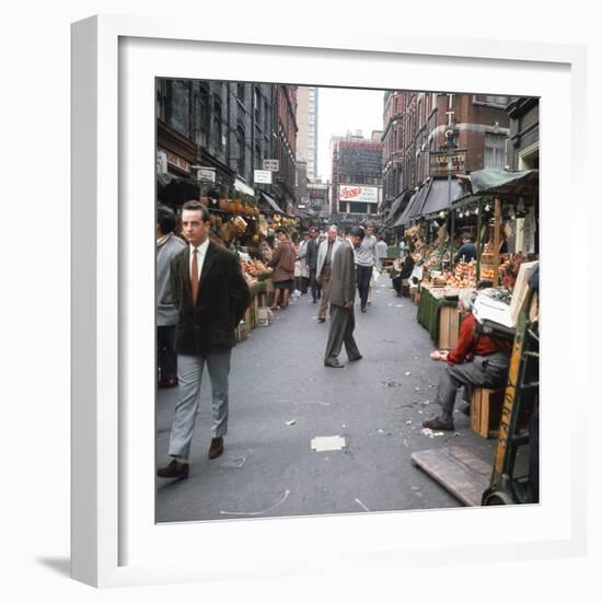 Rupert Street in Soho, London 1966-Malcolm MacNeill-Framed Photographic Print