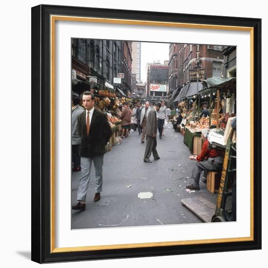 Rupert Street in Soho, London 1966-Malcolm MacNeill-Framed Photographic Print