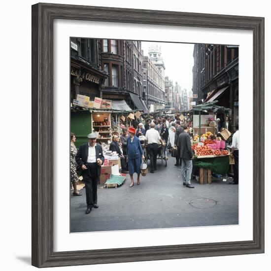 Rupert Street in Soho, London 1966-Malcolm MacNeill-Framed Photographic Print