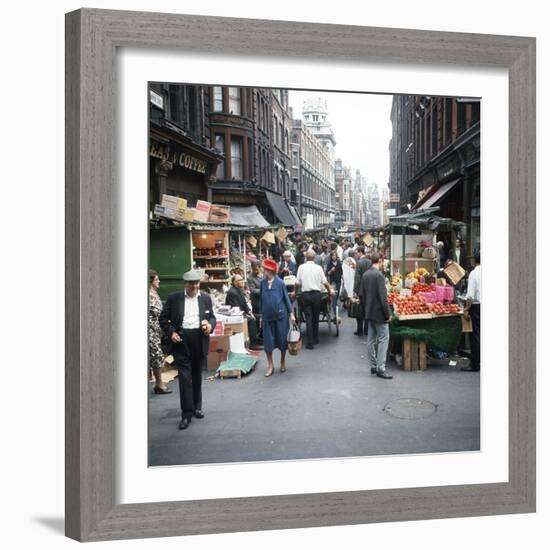 Rupert Street in Soho, London 1966-Malcolm MacNeill-Framed Photographic Print