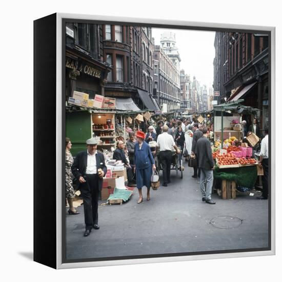 Rupert Street in Soho, London 1966-Malcolm MacNeill-Framed Premier Image Canvas