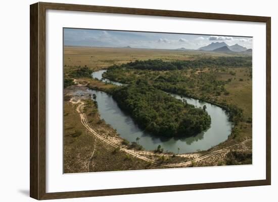 Rupununi River, Savanna Rupununi, Guyana-Pete Oxford-Framed Photographic Print