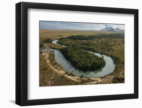 Rupununi River, Savanna Rupununi, Guyana-Pete Oxford-Framed Photographic Print