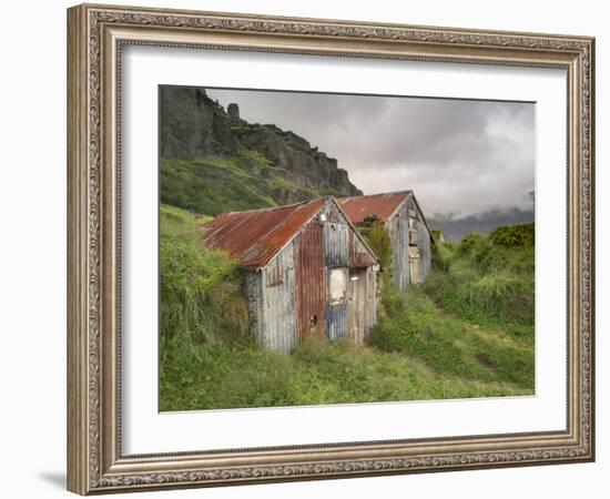 Rural Buildings, Iceland-Adam Jones-Framed Photographic Print