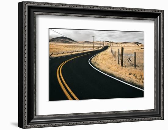 Rural Curve-David Winston-Framed Giclee Print