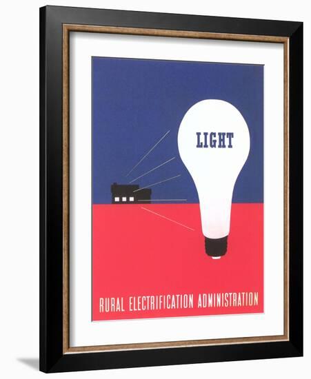 Rural Electrification Administration Poster-null-Framed Giclee Print