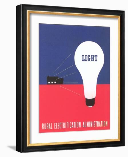 Rural Electrification Administration Poster-null-Framed Giclee Print