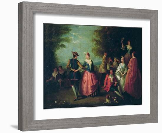 Rural Entertainment-Nicolas Lancret-Framed Giclee Print