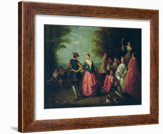 Rural Entertainment-Nicolas Lancret-Framed Giclee Print