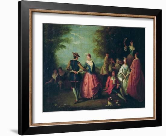 Rural Entertainment-Nicolas Lancret-Framed Giclee Print