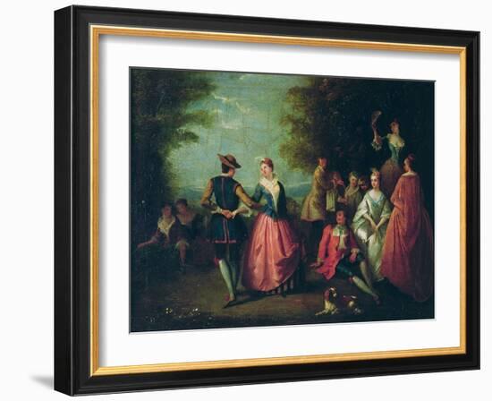 Rural Entertainment-Nicolas Lancret-Framed Giclee Print