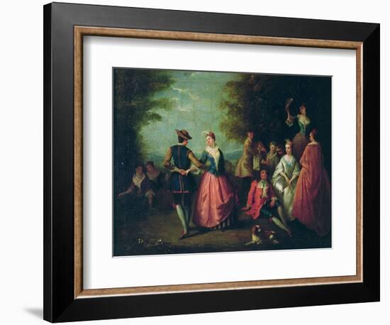 Rural Entertainment-Nicolas Lancret-Framed Premium Giclee Print