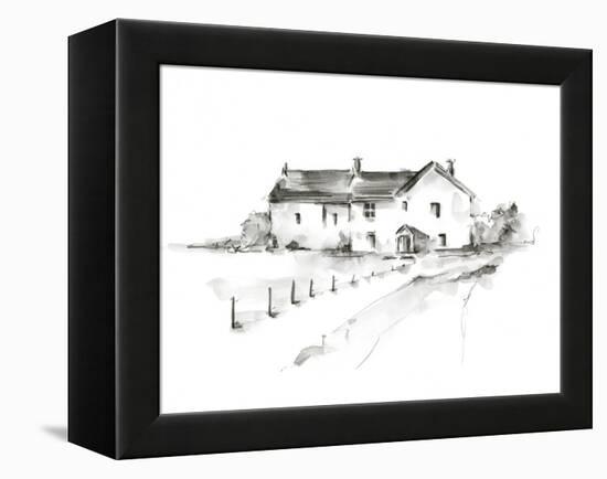 Rural Farmhouse Study I-Ethan Harper-Framed Stretched Canvas
