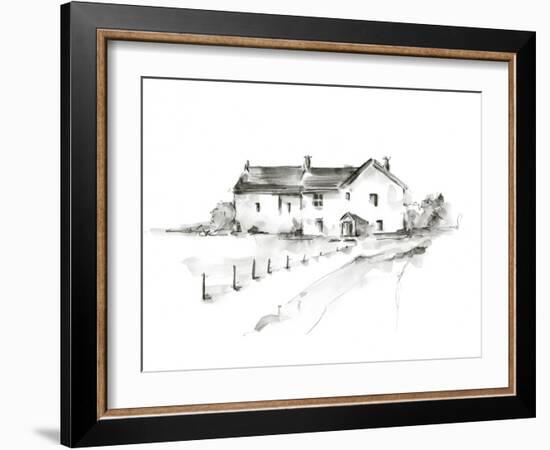 Rural Farmhouse Study I-Ethan Harper-Framed Art Print