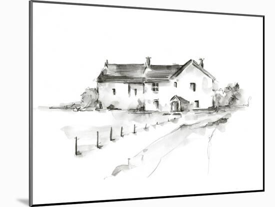Rural Farmhouse Study I-Ethan Harper-Mounted Art Print
