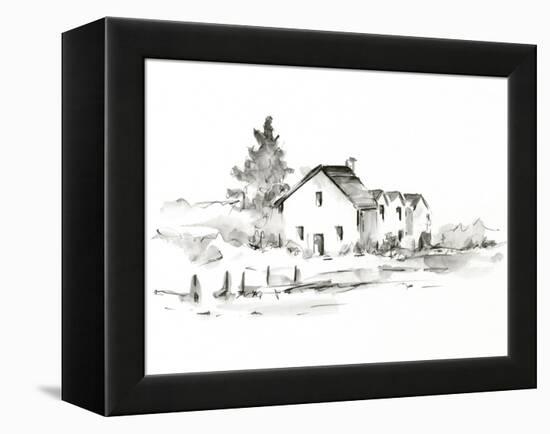 Rural Farmhouse Study II-Ethan Harper-Framed Stretched Canvas