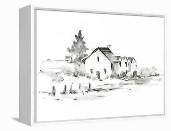 Rural Farmhouse Study II-Ethan Harper-Framed Stretched Canvas