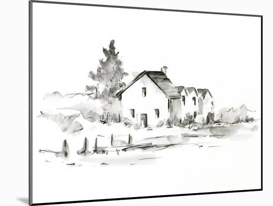 Rural Farmhouse Study II-Ethan Harper-Mounted Art Print