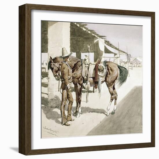 Rural Guard, Mexico-Frederic Sackrider Remington-Framed Giclee Print