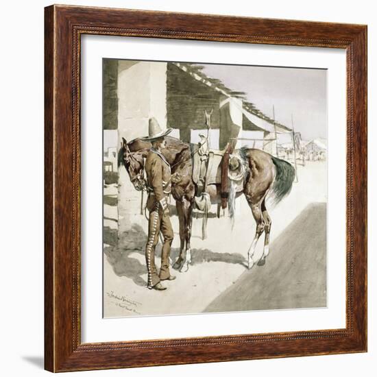 Rural Guard, Mexico-Frederic Sackrider Remington-Framed Giclee Print