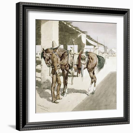 Rural Guard, Mexico-Frederic Sackrider Remington-Framed Giclee Print