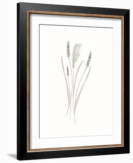 Rural Heritage Grasses 2-Sweet Melody Designs-Framed Art Print