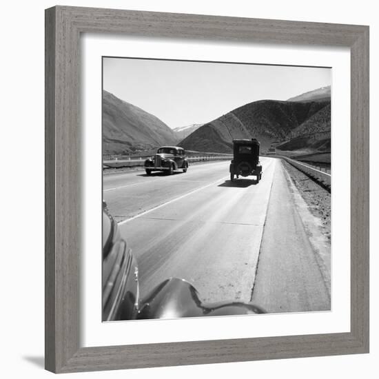 Rural Highway, 1939-Dorothea Lange-Framed Giclee Print