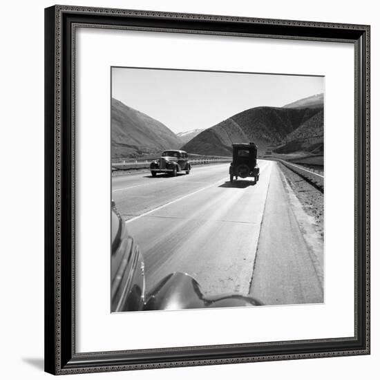 Rural Highway, 1939-Dorothea Lange-Framed Giclee Print