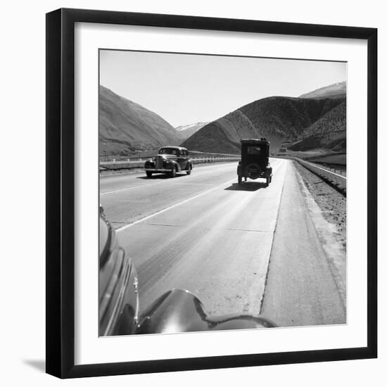 Rural Highway, 1939-Dorothea Lange-Framed Giclee Print