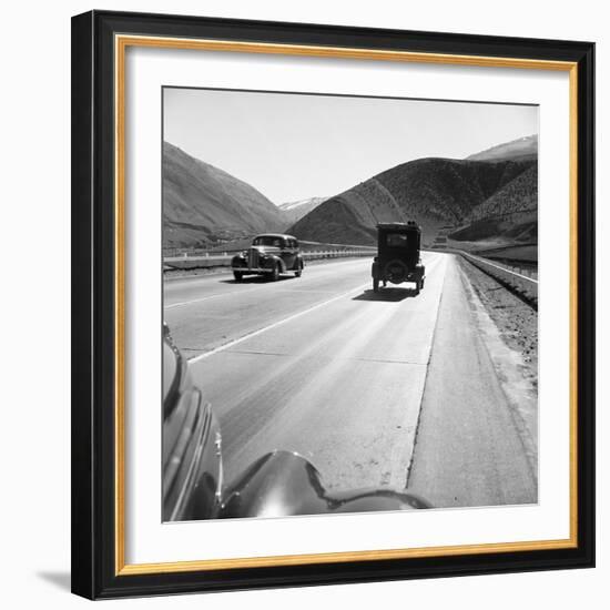 Rural Highway, 1939-Dorothea Lange-Framed Giclee Print