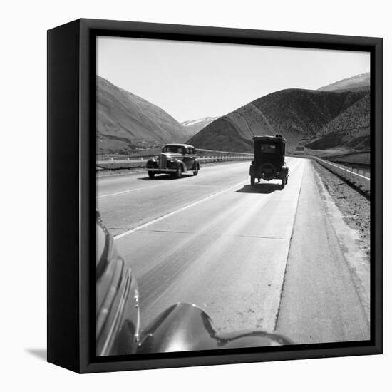 Rural Highway, 1939-Dorothea Lange-Framed Premier Image Canvas